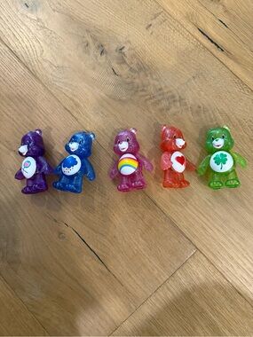 Sparkle Mini Care Bear Figurine Set